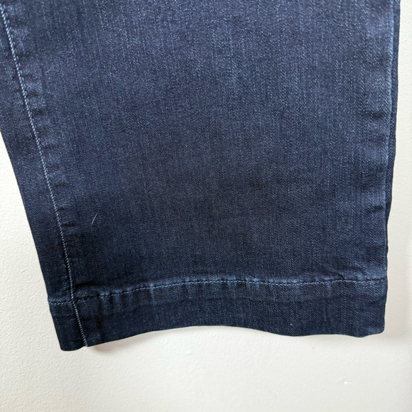 Banana Republic Dark Wash Trouser Wide Leg Jeans Size 29/8 - Picture 6 of 11